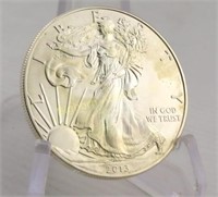 2013 Silver Eagle One Troy Ounce Fine Silver