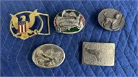 LOT OF BELT BUCKLES