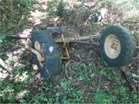 Tractor Axle, Angel Iron Tire and Rem Etc.