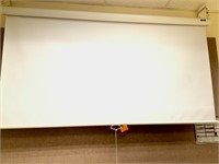 White Projector Screen Room 403