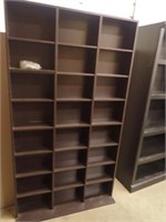 24 Slot Wooden Cubby Unit - 40"Wx6"Dx72"H