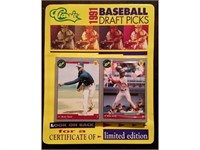 TWO (2) 1991 Classic Baseball Draft Picks