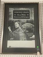 Signed / Dedicated Vincent Price as Oscar Wilde