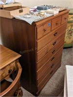 Kroehler Cherry Wooden Chest of Drawers