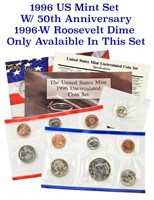 1996 United States Mint Set in Original Government