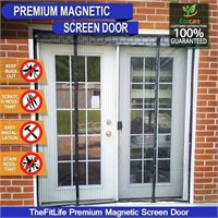 B1559   Double Door Magnetic Screen, 72"x80