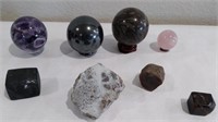 COLLECTION OF STONES & STONE SPHERES