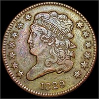 1829 Classic Head Half Cent CLOSELY UNCIRCULATED