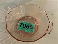 1 Pink Depression Glass Bowl