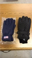 2 pairs of men's winter gloves