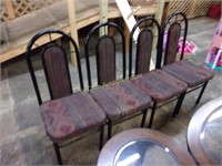 Well Used Metal Side Chairs