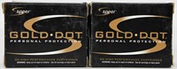 40 Rounds Speer Gold Dot 40 S&W Ammunition