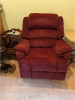 large red recliner 48 by 42 by 40"