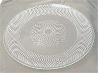 Mid-Century SVEND JENSEN Danish Glass Platter