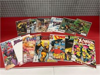 COMIC BOOKS IN SLEEVES VINTAGE & NEWER