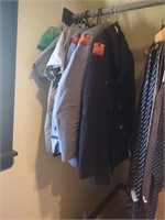 Group of ROTC uniform items, and shoes