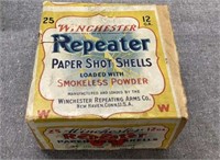 Vintage Winchester repeater paper shot shell box