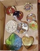 PAPER WEIGHTS BOX LOT
