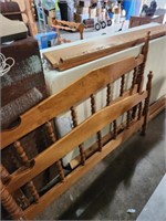 Full size headboard and footboard with rails