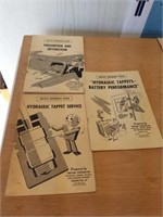 3    1950'S VINTAGE CHRYSLER SERVICE BOOKS