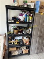 Garage Shelf, Hand Tools, Garden Supplies, Etc.