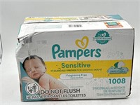 NEW 12pk-85ct Pampers Sensitive Skin Baby Wipes