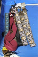 5 ASSORTED NEW GUITAR STRAPS