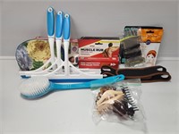 Squeegee, Face Masks, Hair Clips, and More