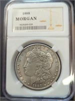 Slabbed 1988 s. Morgan dollar token