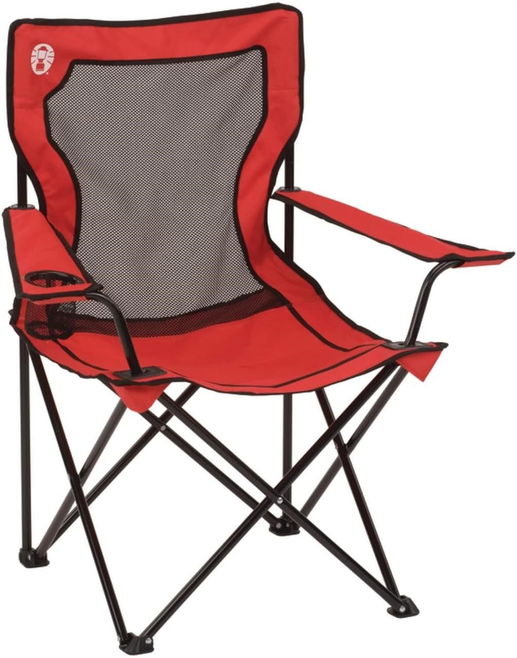 Coleman Broadband Mesh Quad Camping Chair  Cooling