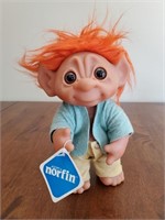 Vintage 1977 Dam "Hector" 9" Troll Doll