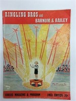 1953 Ringling Bros Circus Magazine & Program