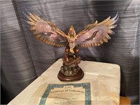 Bronze to soar on eagle wings statue