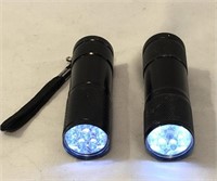 (2) 3 1/2 inch Pocket Flashlights