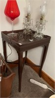 Wooden End Table NO CONTENTS