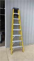 Werner 8ft Fiberglass Step Ladder, 300lb Capacity