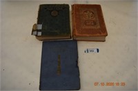 Antique Blue & Gold Yearbooks 1921, 1922, 1923