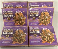 Lot of 6 Zombee Haunted Cookie Houses 14oz 12/2024