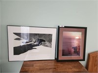 2 PC PRINTS, SIGNED, 1 NUMBERED