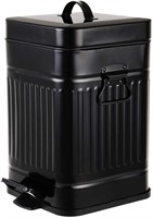 Bathroom Trash Can with Lid, 5 Liter/ 1.3 Gallon