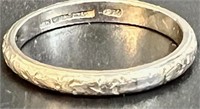 LADY'S PLATINUM WEDDING BAND