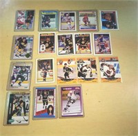 Hockey cards- J Jagr, B Holik, D Alexander,