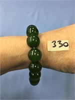 Jade bead bracelet       (k 5)