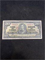 1937 Bank of Canada Twenty Dollar
