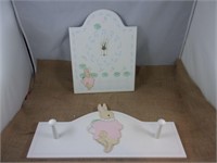 Bunny Coat Rack/Bunny Clock