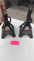 2 Craftsman 3 ton jack stands