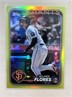 Wilmer Flores 2024 Topps Yellow Foil