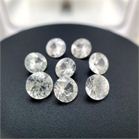 $1080  Rare White Zircon (5Mm)(~5.3ct)