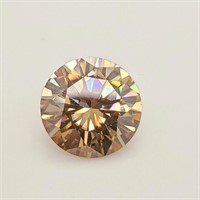 $1400  Genuine Yellow Moissanite(~3.5ct)