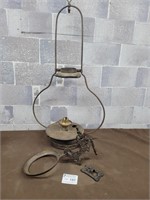 Vintage metal hanging lantern